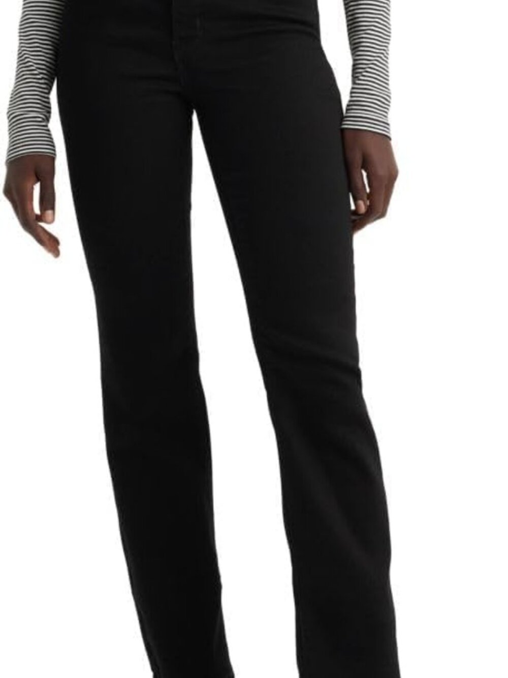 NWT Levi’s 314 Shaping Straight Jeans - 26x32 - Soft Black